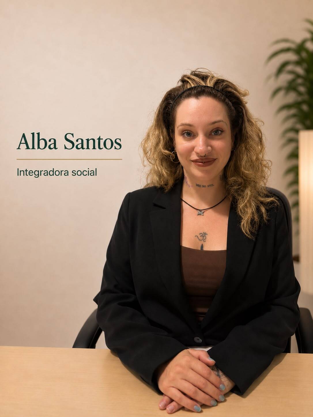 Alba Santos, integradora social